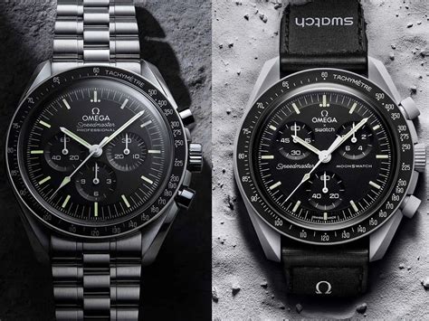 Omega Speedmaster vs swatch